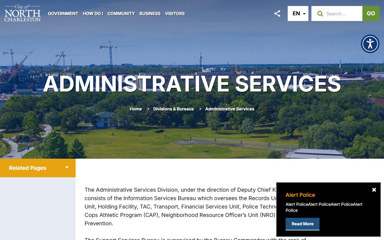 North Charleston police department warrant records