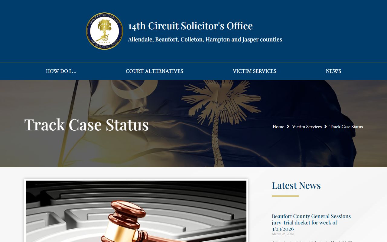 14th Judicial Circuit resources for Allendale County warrant records