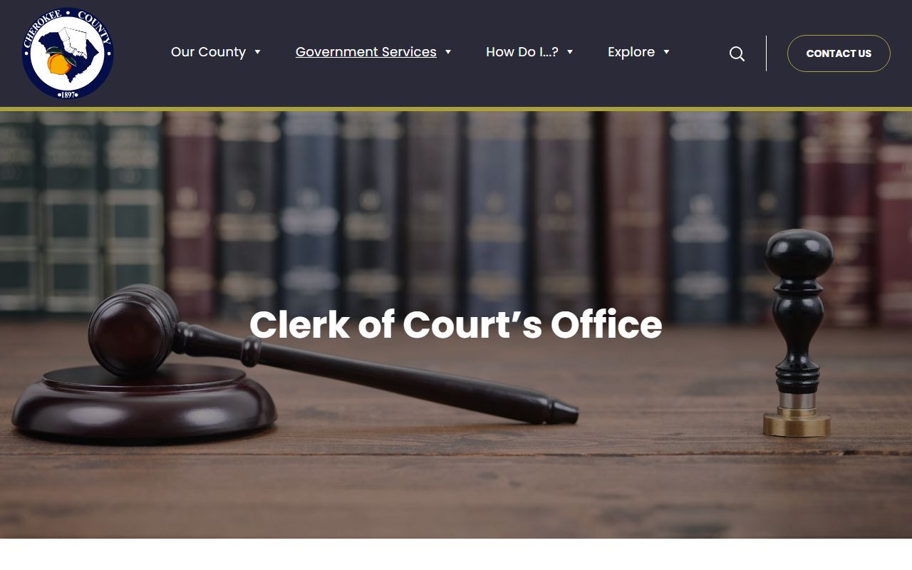 Cherokee County Clerk of Court warrant records