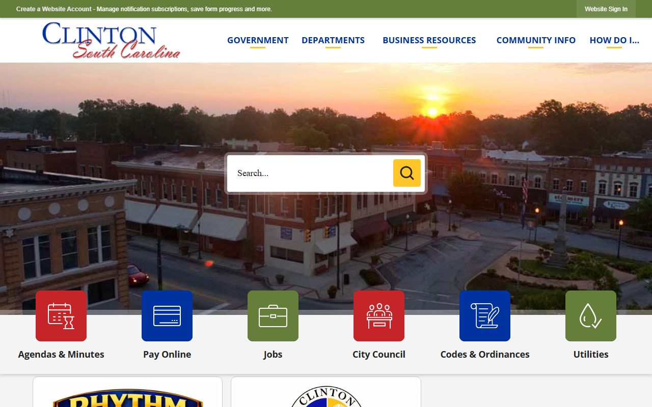 Laurens County warrant records and Clinton Public Safety